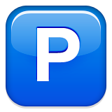 Negative Squared Latin Capital Letter P Emoji (Apple/iOS Version)
