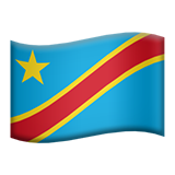 Flag For Congo - Kinshasa Emoji (Apple/iOS Version)