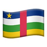 Flag For Central African Republic Emoji (Apple/iOS Version)