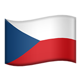 Flag For Czech Republic Emoji (Apple/iOS Version)