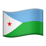 Flag For Djibouti Emoji (Apple/iOS Version)
