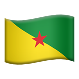 Flag For French Guiana Emoji (Apple/iOS Version)