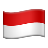 Flag For Indonesia Emoji (Apple/iOS Version)