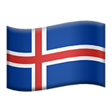 Flag For Iceland Emoji (Apple/iOS Version)