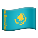 Flag For Kazakhstan Emoji (Apple/iOS Version)