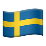 Flag For Sweden Emoji (Apple/iOS Version)