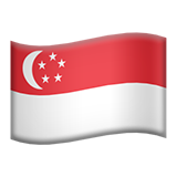 Flag For Singapore Emoji (Apple/iOS Version)