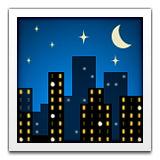 Night With Stars Emoji (Apple/iOS Version)