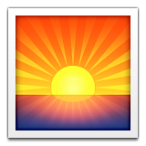 Sunrise Emoji (Apple/iOS Version)