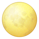Full Moon Symbol Emoji (Apple/iOS Version)