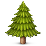 Evergreen Tree Emoji (Apple/iOS Version)