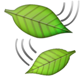 Leaf Fluttering In Wind Emoji (Apple/iOS Version)