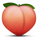 Peach Emoji (Apple/iOS Version)