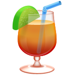 Tropical Drink Emoji (Apple/iOS Version)