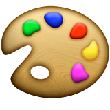 Artist Palette Emoji (Apple/iOS Version)