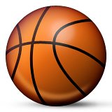 Basketball And Hoop Emoji (Apple/iOS Version)