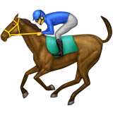 Horse Racing Emoji (Apple/iOS Version)
