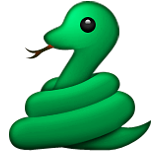 Snake Emoji (Apple/iOS Version)