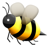 Honeybee Emoji (Apple/iOS Version)