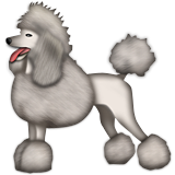 Poodle Emoji (Apple/iOS Version)