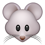 Mouse Face Emoji (Apple/iOS Version)