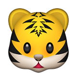 Tiger Face Emoji (Apple/iOS Version)