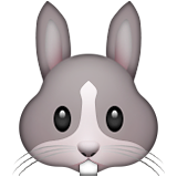 Rabbit Face Emoji (Apple/iOS Version)