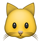 Cat Face Emoji (Apple/iOS Version)
