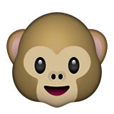 Monkey Face Emoji (Apple/iOS Version)