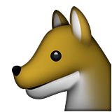 Wolf Face Emoji (Apple/iOS Version)