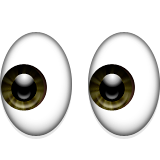 Eyes Emoji (Apple/iOS Version)