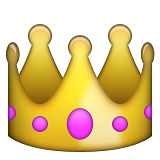 Crown Emoji (Apple/iOS Version)