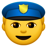 Police Officer Emoji (Apple/iOS Version)