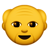 Older Man Emoji (Apple/iOS Version)