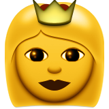 Princess Emoji (Apple/iOS Version)