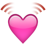 Beating Heart Emoji (Apple/iOS Version)