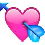 Heart With Arrow Emoji (Apple/iOS Version)