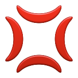 Anger Symbol Emoji (Apple/iOS Version)
