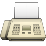 Fax Machine Emoji (Apple/iOS Version)
