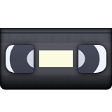 Videocassette Emoji (Apple/iOS Version)