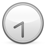 Clock Face Eight-thirty Emoji (Apple/iOS Version)