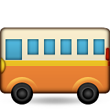 Bus Emoji (Apple/iOS Version)