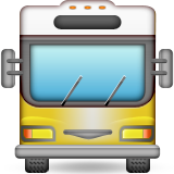 Oncoming Bus Emoji (Apple/iOS Version)