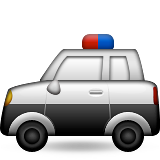 Police Car Emoji (Apple/iOS Version)
