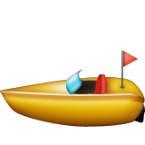 Speedboat Emoji (Apple/iOS Version)