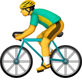 Bicyclist Emoji (Apple/iOS Version)
