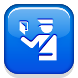 Passport Control Emoji (Apple/iOS Version)