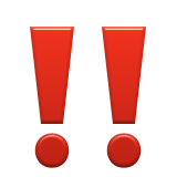 Double Exclamation Mark Emoji (Apple/iOS Version)