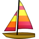 Sailboat Emoji (Apple/iOS Version)