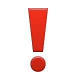 Heavy Exclamation Mark Symbol Emoji (Apple/iOS Version)